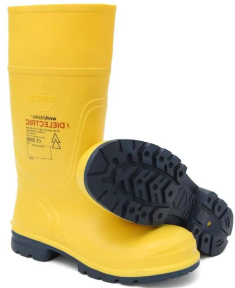 Workmaster Respirex Dielectric Safety Yellow Wellington Boots - SBE SRA HRO